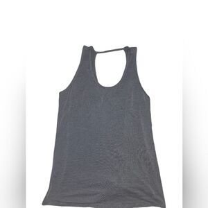 Athleta Womens Charcoal Tank Top Shirt Size XL Workout Athletic Yoga Lightweight